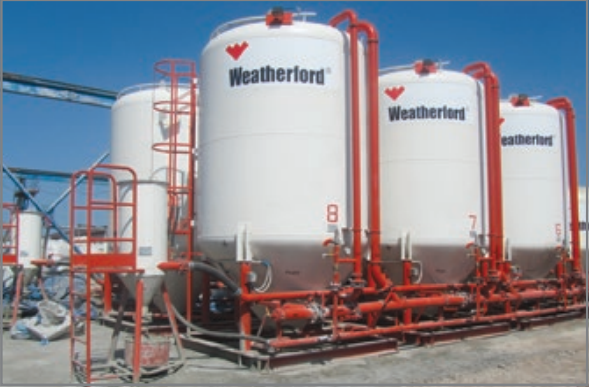 Stationary pressurized cement warehouses