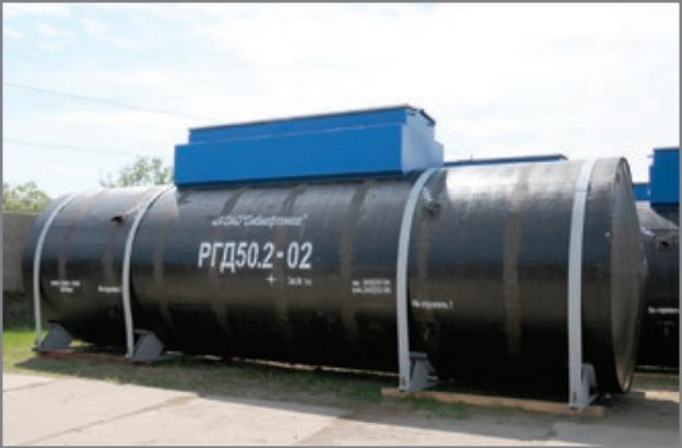 Horizontal steel double-walled tanks «RGD»